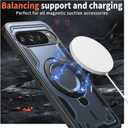 Magnetic Case for Google Pixel 10 Pro XL Case with Stand Blue TH