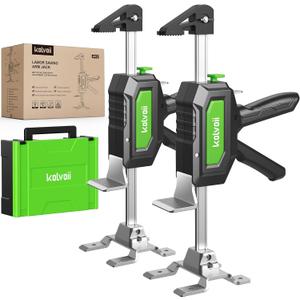 Kolvoii Furniture Jack 2 Pack, Construction Jack with Two-Speed Drop Modes, Multi-Function Height Adjustment Lifting Device Labor Saving Arm Jack