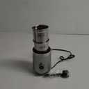 Adjustable Coffee Grinder Electric, Herb, Spice, Coffee Bean,Espresso Grinder with 2 Removable Stainless Steel Wet and Dry Bowl, Silver