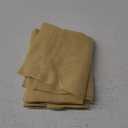 Gold Yellow French Country Kitchen Tier Curtains 24 Inch Length Linen Blend Privacy Light Filtering Short Curtains with Rod Pocket Back Tab for Over Sink Window Bathroom Neutral 2 Panels 30Wx24L