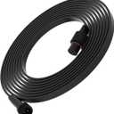 (16Ft) for Govee Outdoor Permanent Lighting Extension Cords, Compatible with Govee H705A, H705B, H705C, H706A, H706B, and H706C Models, IP68 Waterproof Rating(Black)