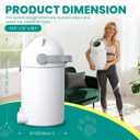 Indoor/Outdoor Pet Waste Station Advanced Odor-Seal Dog Poop Trash Can with Locking Lid, Portable Handle & Works with ANY Bag No Expensive Refills Ever!