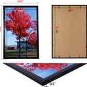 Medog Studio Gallery 20x30 Poster Frame Black,Display Pictures 20x30 Picture Frame Wall Schools Colleges Sign Frame, 1 Pack