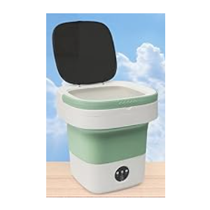 Portable Washing Machine, 17L Foldable Portable Laundry Machine and Spinner for Baby Clothes, Underwear, Socks with 3 Modes Deep Cleaning, Mini Washer for Travel, Dorms, Camping