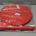 Red Round Pinata with Stick Blindfold and Confetti DIY Blank Pinata for Adults Kids Birthday Party Supplies Carnivals Thanksgiving Christmas Decorations