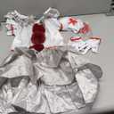 Cabeny Kids Clown Costume Dress for Girls Halloween Costume Creepy Dress for Horror Movie Cosplay CA012XS No Size