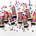 Confetti Poppers Cannons for Wedding Birthday Graduation Baby Shower Kids Fun Party Supplies Decorations and Favors (Colorful)