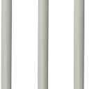 Generic White Aluminum Drapery Curtain Wand Pull Rod w/Swivel Snap & Handle White (3 Pack - 48""), Silver