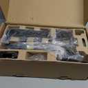 HUANUO Single Monitor Arm, Adjustable Desk Mount for 13-34 inch Screens, Holds 19.8lb, 22.44 inch Max Height, Full Motion Swivel Monitor Stand with VESA 75x75mm and 100x100mm Compatibility (Black)