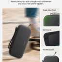 Belkin Nintendo Switch 2 Case, Travel Bag w/AirTag Holder & Storage Pocket for Up to 12 Game Cards - Portable, Lightweight Carrying Case w/Hard Shell, Soft Interior, Switch 2 Accessories - Charcoal