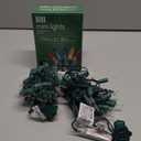 Dirnun Christmas Lights Clear White 100 Count Incandescent Lights UL Certified Connectable Christmas Tree Lights with Green Wires for Indoor Outdoor Xmas, Wedding, Holiday, Party, Home Decorations