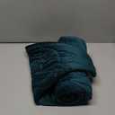 Weighted Lap Blanket 7 lbs for Adults, Luxury Soft Small Weighted Blanket, Compact Portable Weighted Lap Pad for Relaxation, Sleeping, Travel, All-Season Use, Forest Green, 40" x 52"