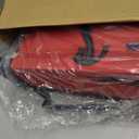 Sheenive Red Stadium Seats for Bleachers with Back Support, Padded Soft Comfy Backs and Cushion, Extremely Large and Portable