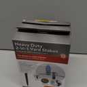 10 Ct. 2-In-1 Heavy Duty Yard Stakes - Style 717110 – Simple Living Solutions 2 pack