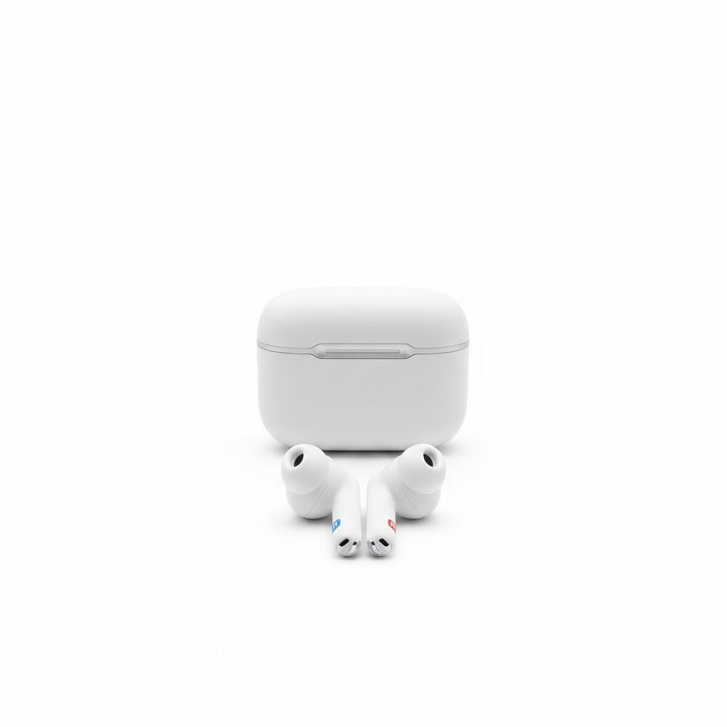 Wireless Earbuds, Bluetooth, White 
