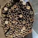 Backyard X-Scapes Natural Bamboo Fencing Decorative Rolled Fence Panel 0.75 in D x 6 ft H x 8 ft L