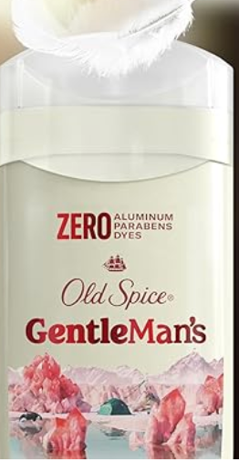 Old Spice GentleMan's Aluminum Free Dry Feel Deodorant for Men, 24/7 Lasting Freshness, Gentle on Skin with Skin Conditioners, Himalayan Sea Salt + Glacier Water Scent, 3.0 oz (Pack of 1_