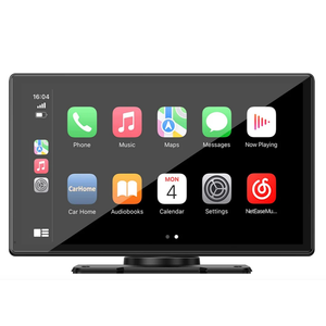 RC07 9''Car Stereo Wireless Apple Carplay & Android Auto with 2.5K Dash Cam & 1080P Backup Camera, Mirror Link and GPS