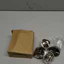 Stainless Steel 5304509064 Stove Knobs Replacement Parts for Frigidaire Gallery Oven Gas Stove Range 5304509929 Stove Top GCRG3060AFC Metal Silver Surface Burner Control Knobs 5 Pcs