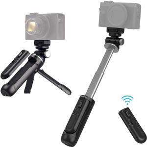 SmallRig SR-RG1 Extendable Remote Wireless Camera Shooting Grip, Vlog Tripod Selfie Stick for Sony A6700, ZV-E10, ZV-E1, ZV-1 II, RX100 VII, A6600, A6400, for Canon M50, G7X, Photo/Video/Zoom - 3326