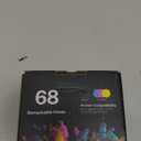 68 Ink Cartridges for Envy 6555e 6155e Ink Compatible with HP 68 Black Color Ink Cartridges Combo Pack Compatible with Envy 6552e 6555e 6155e 6152e 6558e 6552 e 6555 e Printer (1 Black, 1 Tri-Color)