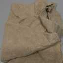 Newborn Posing Wrap Newborn Photography Props Soft Stretch Knit Blanket Handmade Wrap for Baby Boys Girls Photoshoot (Sand)
