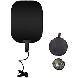 Laptop Sun Shade for Working Outside Adjustable Laptop Sun Shade with Flexible Clip Stand and Portable Bag