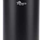 Sports and camping Hydration Flask with 3 Lids - Double Walled & Vacuum Insulated Water Bottle - Stainless Steel, Leak Proof & BPA Free (BLACK-32 oz) (BLACK)