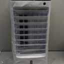 Evaporative Air Cooler, Swamp Cooler Air Conditioner w/ 12H Timer for Auto-off, 6 Upgraded Ice Packs, 3-Speed Windowless Air Conditioner, Smart Remote, Dual Tank Portable Air Cooler for Room