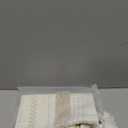 OJIA Lumbar Decorative Boho Throw Pillow Cover, 12 x 20 Farmhouse Cute Pillowcase Minimalist Neutral Collection Cream White Tufted with Tassels Woven Cushion Cover for Sofa Couch Bedroom Living Room