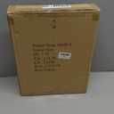 3 Tier Corner Plant Stand Indoor, Metal Wood Flower Pot Holder Shelf, Multiple Display Rack Square Table for Living Room Bedroom Orchid Outdoor Balcony Garden Patio, Modern Black & Rustic Brown