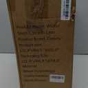 Coeusy 3 Gallon Wicker Trash Can,Small Bathroom Trash Can with Lid,Natural Water Hyacinth Wicker Waste Basket for Bedroom,Toilet,Narrow Garbage Can with Removable Liner