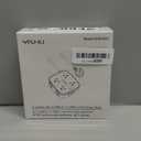 6 Ft Surge Protector Power Strip - 8 Widely Outlets with 4 USB Ports, 3 Side Outlet Extender with 6 Feet Extension Cord, Flat Plug, Wall Mount, Desk USB Charging Station, ETL,White