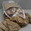 H.VERSAILTEX Velvet Plush 4 Piece High Stretch Sofa Slipcover Cover Furniture Protector Form Fit Thick Velvet Extra Large Sofa Cover for 3 Cushion Couch Width Up to 105 Inch (XL Sofa, Camel)