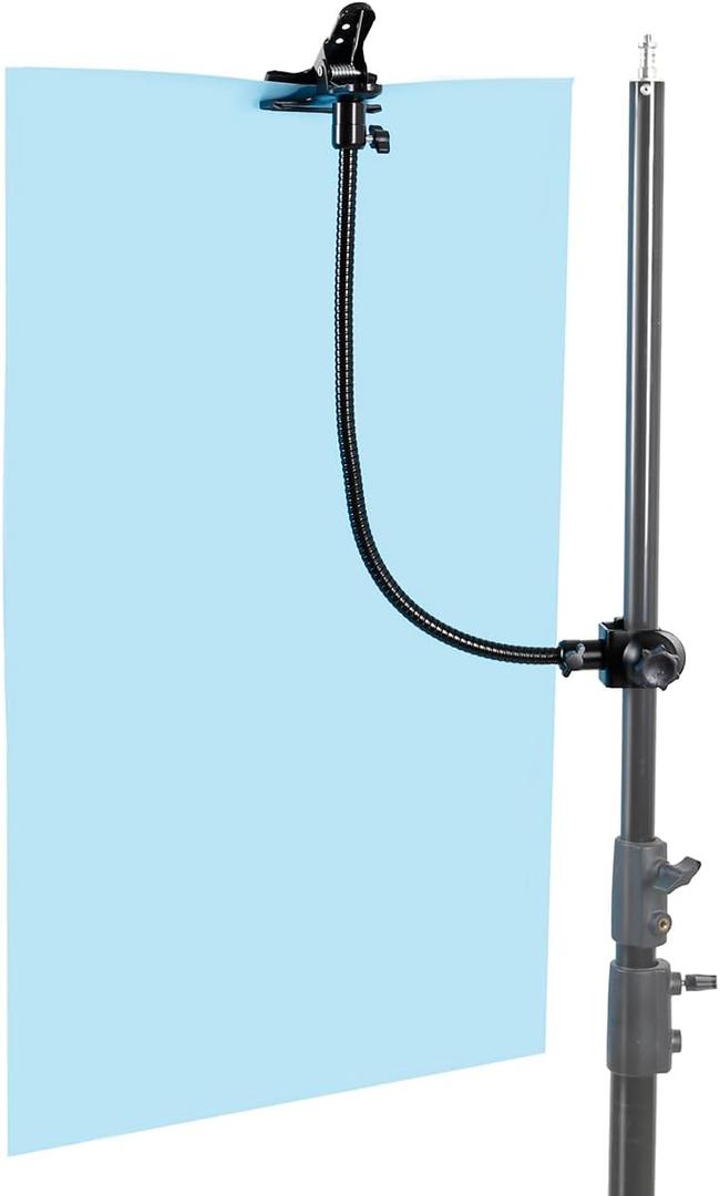 20" Ajustable Jaws Flex Clamp Mount Clip Gooseneck Extension for Gopro Cameras Studio Stand Lighting Accessories (C5016)