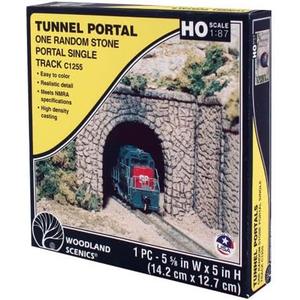 Woodland Scenics Random Stone HO Tunnel Portal