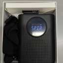 Voice Amplifier with Magnetic Wireless Lapel Microphone, 15W Mini Megaphone for Classroom, Portable Speaker PA System for Teachers, Elderly, Yoga, Tour Guide, Bluetooth Voice Amplifier (Black)