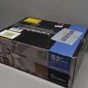 warmiplanet 52 Inch Indoor Ceiling Fans with Lights and Remote Control, 6 Speeds Slient Reversible DC Motor, 3 Color Dimmable LED Light, Timer, Brushed Nickel, 5 Blades