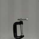 15PCS 2 Inch G Clamp, Black Metal C Clamps, 50mm Jaw Opening Small Screw Clamps Set for Assembly