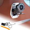 for BMW X5 X6 G05 G06 G60 G45 Tablet Holder Strong Magnetic Attraction/Gravity Clamp ipad Car Holder Back Seat Road Trip Essentials (Strong Magnetic + Wireless Charging + Light)