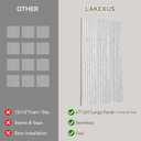 10Pack Large Acoustic Panels, 48x24x0.4 inch Sound Proof Panels for Walls, Self-Adhesive Sound Panels Noise Reducing for Walls, Acoustic Wall Panel for Home Studio Office Gym & Commercial Spaces(Grey)