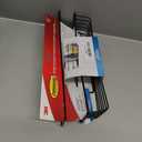 Command Shower Caddy Matte Black with Water Resistant Strips, Bathroom Organizer, Holds up to 6.5 lbs