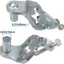 T-Post Gate Hinge Pins, Hang a gate from a Metal T Post with 5/8 Pin, Easy to Install