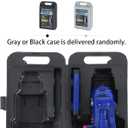 BAOSHISHAN 4 Ton Double Ram Bottle Jack 6-1/4" to 15-3/8" Lifting Range Portable Hydraulic Bottle Jack with Carrying Case