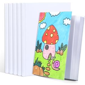 Miikoul 6 Pack Hardcover Blank Book,100GSM White Blank Books for Kids to Write Stories,40 Pages 6x8 Inch Blank Page Journal Make Your Own Book Ideal for Teens Reading Writing Drawing Guestbook