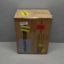 Greenstell Vanity Stool Chair Faux Fur with Storage, 15.7"L x 11.8"W x 19.4"H Soft Ottoman 4 Metal Legs with Anti-Slip Feet, Furry Padded Seat, Modern Multifunctional Chairs for Makeup, Bedroom,Green