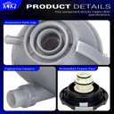 80A121405AQ Coolant Overflow Reservoir Tank with Cap & Sensor For 2018-2023 Audi Q5/Q5 PHEV Replaces# 80A121405AKV, 80A121405L, 80A121405Q, 80A121405T