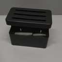 MyGift Hair Tools Organizer with 2 Slots, Black Metal Curling Iron Holder, Wall Mounted Salon Hair Accessories Organizer, Blow Dryer, Straightener and Hair Brush Holder, Hot Tools Organizer