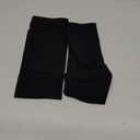 Achilles Tendon Heel Protector - Compression Padded Sleeve Socks - Promifun Premium Gel Heel Socks for Haglunds Bump, Bursitis, Tendonitis & Tenderness - 1 Pair - Regular Size (Black)