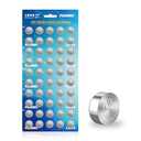 PGSONIC 47 Pack LR44 Batteries, 1.5 Volt Alkaline Button Cell Batteries with Long Lasting Power